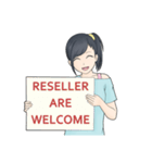 online store seller（個別スタンプ：10）