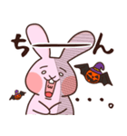 ワクワクうさぎのハッピーハロウィン♪（個別スタンプ：22）