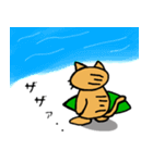 ネコサーファー（個別スタンプ：1）