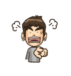 Big Eyebrow (Eng)（個別スタンプ：1）