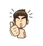 Big Eyebrow (Eng)（個別スタンプ：10）