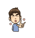 Big Eyebrow (Eng)（個別スタンプ：13）