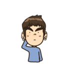 Big Eyebrow (Eng)（個別スタンプ：17）