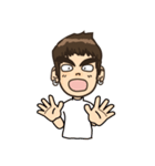 Big Eyebrow (Eng)（個別スタンプ：19）