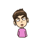 Big Eyebrow (Eng)（個別スタンプ：23）