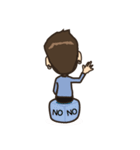 Big Eyebrow (Eng)（個別スタンプ：26）