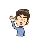 Big Eyebrow (Eng)（個別スタンプ：33）