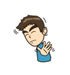 Big Eyebrow (Eng)（個別スタンプ：34）