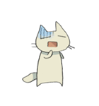 普通なねこのスタンプ（個別スタンプ：8）