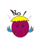 Chichen egg head accompany you（個別スタンプ：2）