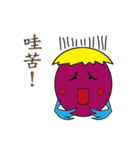 Chichen egg head accompany you（個別スタンプ：16）