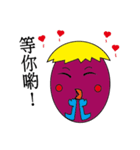 Chichen egg head accompany you（個別スタンプ：29）