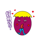Chichen egg head accompany you（個別スタンプ：37）