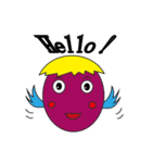 Chichen egg head accompany you（個別スタンプ：39）