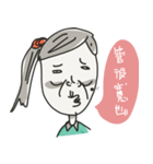 A girl who is sick！（個別スタンプ：1）
