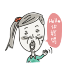 A girl who is sick！（個別スタンプ：4）