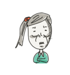 A girl who is sick！（個別スタンプ：7）