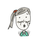 A girl who is sick！（個別スタンプ：11）