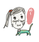 A girl who is sick！（個別スタンプ：12）