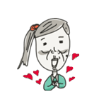 A girl who is sick！（個別スタンプ：14）