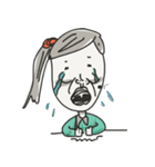 A girl who is sick！（個別スタンプ：15）