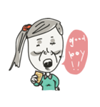A girl who is sick！（個別スタンプ：24）