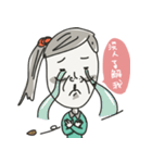 A girl who is sick！（個別スタンプ：34）