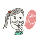 A girl who is sick！（個別スタンプ：39）