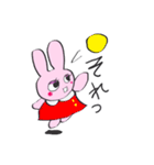 Usacco with play（個別スタンプ：38）