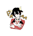 黒ヤギさん、白ヤギさん（個別スタンプ：1）