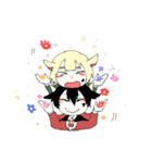 黒ヤギさん、白ヤギさん（個別スタンプ：40）