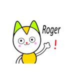 Lemon Cat + Blue Cat（個別スタンプ：4）