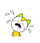 Lemon Cat + Blue Cat（個別スタンプ：5）