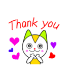 Lemon Cat + Blue Cat（個別スタンプ：6）