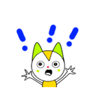 Lemon Cat + Blue Cat（個別スタンプ：9）