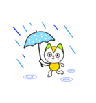Lemon Cat + Blue Cat（個別スタンプ：15）