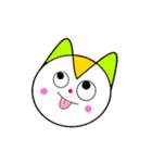Lemon Cat + Blue Cat（個別スタンプ：19）
