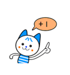 Lemon Cat + Blue Cat（個別スタンプ：25）