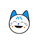 Lemon Cat + Blue Cat（個別スタンプ：26）