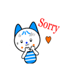 Lemon Cat + Blue Cat（個別スタンプ：29）