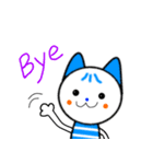 Lemon Cat + Blue Cat（個別スタンプ：33）