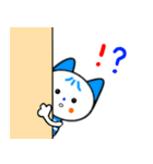 Lemon Cat + Blue Cat（個別スタンプ：34）