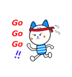 Lemon Cat + Blue Cat（個別スタンプ：35）