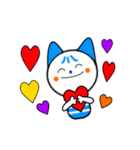 Lemon Cat + Blue Cat（個別スタンプ：39）