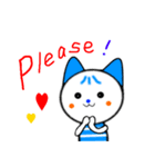 Lemon Cat + Blue Cat（個別スタンプ：40）