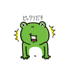 フロッグマン お返事スタンプ（個別スタンプ：12）