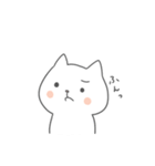 しろねこ会話（個別スタンプ：32）