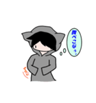 猫パーカーのねこすけ（個別スタンプ：16）