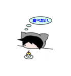 猫パーカーのねこすけ（個別スタンプ：22）
