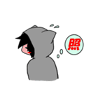 猫パーカーのねこすけ（個別スタンプ：26）
